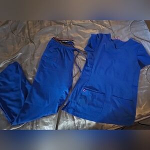 Womens nurses scrub set